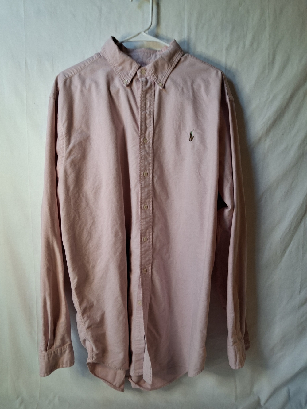 Ralph Lauren Pale Pink Button-Down Oxford Shirt